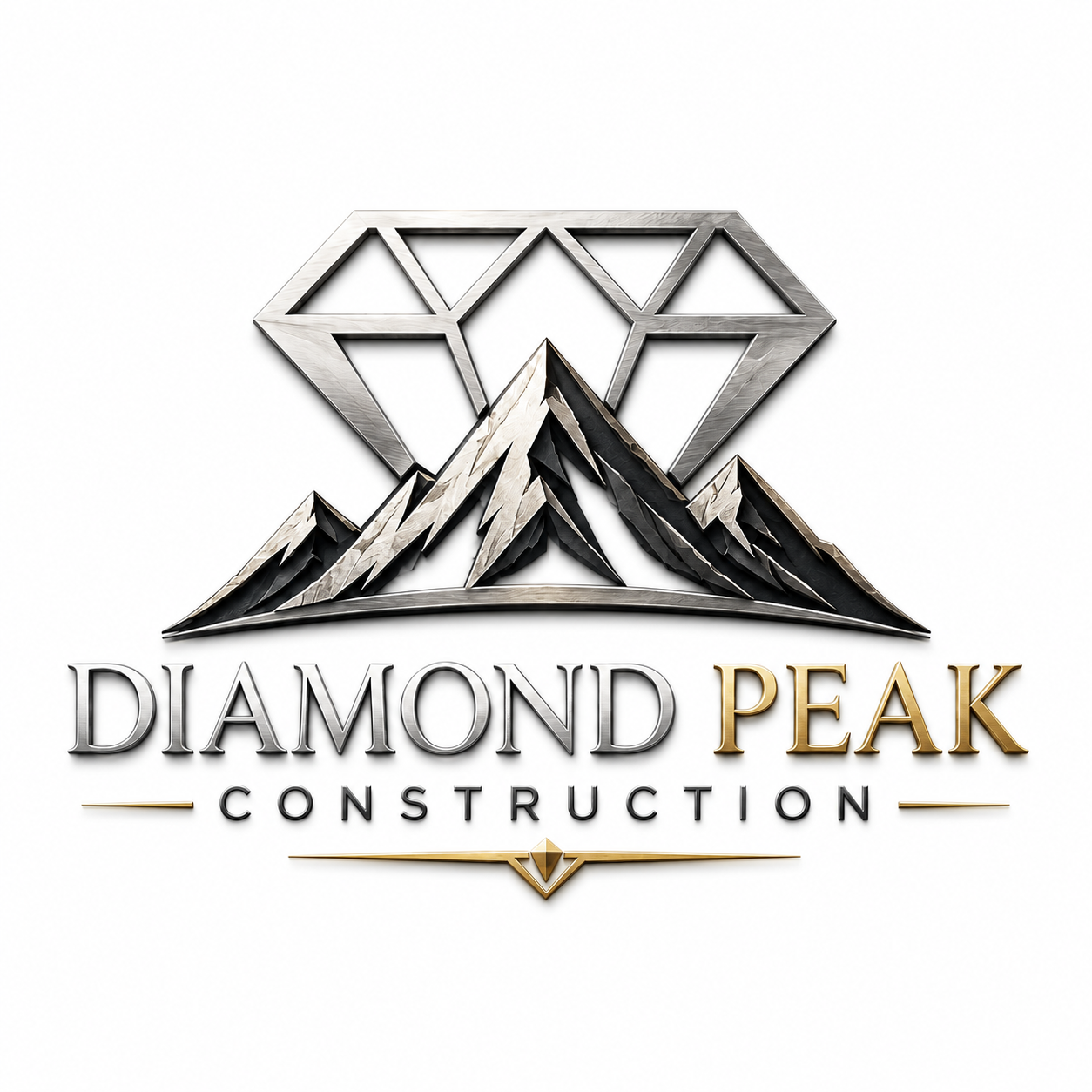 Diamond Peak Construction logo